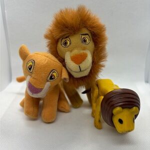 Vintage Toys Plush Lion King Simba’s Pride 3 Pieces 3 size